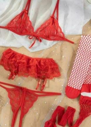 Сексуальний комплект нижньої білизни комплект з відкритим доступом