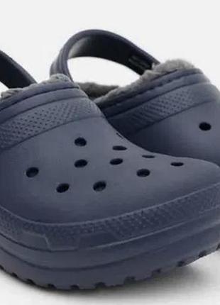Оригінальні утеплені crocs крокси капці с8 16см р.25-26 в идеалі