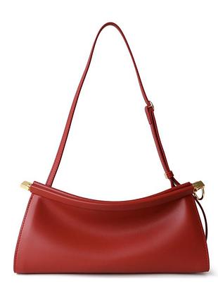 Сумка жіноча runa bag червона шкіряна