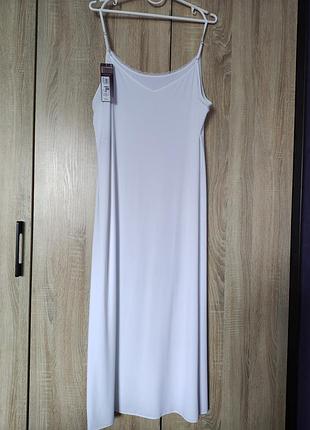 Нижня сукня-комбінація (full slip) від відомого британського бренду marks & spencer з фірмовою технологією cool comfort розмір 56-58