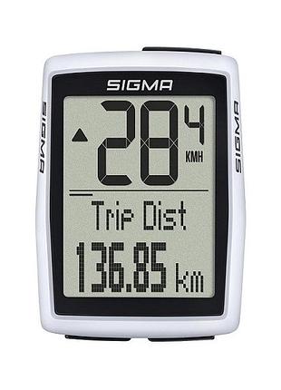 Велокомп'ютер sigma bc 12.0 sts безпровідний, білий (lis215)