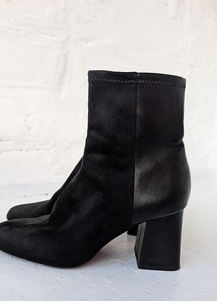 Жіночі ботильйони stradivarius чорні 37 розмір