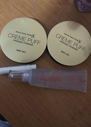 Пудра max factor creme puff pressed powder