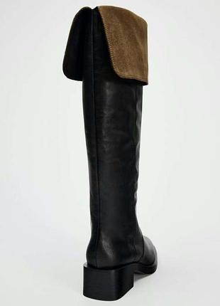 Чоботи жіночі zara чорні 2