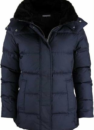 Жіночий пуховик tommy hilfiger синій