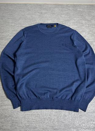 Светр чоловічий polo ralph lauren 100% шерсть