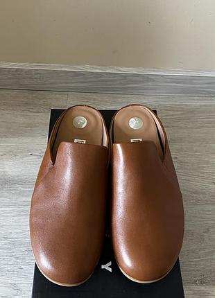 Шльопанці жіночі fitflop карамельні, розмір 39, устілка 25 см, шкіра