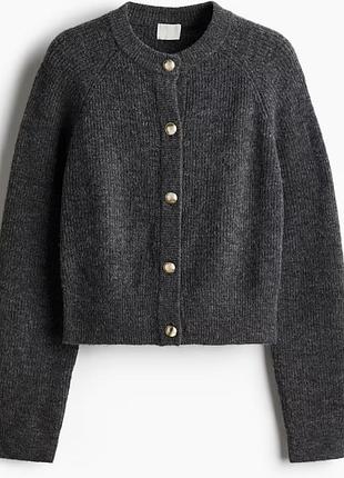 Кардиган базовий вкорочений h&m 3