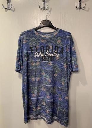 Мужская синяя футболка «celio”, размер xl