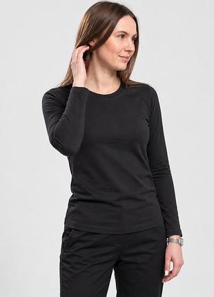 Футболка з довгим рукавом sleeve vsetex чорна