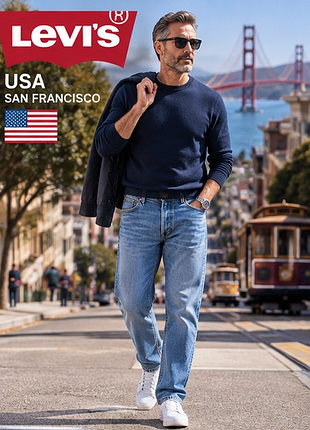 Легендарні чоловічі джинси levi’s 514 straight original, w32 l32, сині, прямий крій, сша 🇺🇸