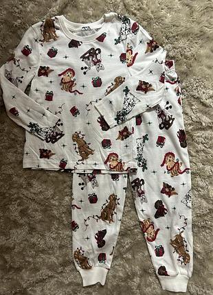 Уцінка. піжама домашній костюм новорічна primark