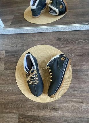 Черевики чоловічі timberland шкіряні чорні 38 (24 см)