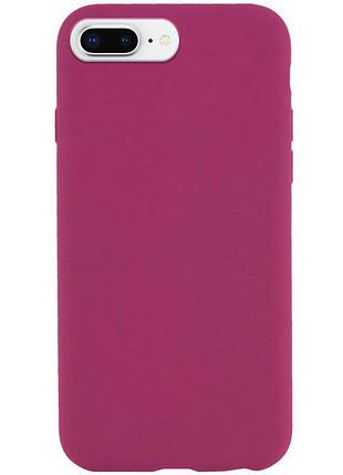 Чехол silk full protective (aa) no logo для apple iphone 7 plus / 8 plus (5.5") бордовый / maroon