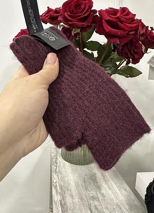 Мітенки zara 12% шерсті,