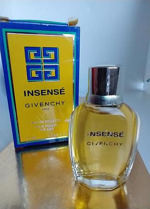 Givenchy insense мініатюра вінтаж 7 мл