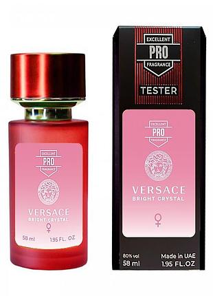 Versace bright crystal тестер pro женский 58 мл