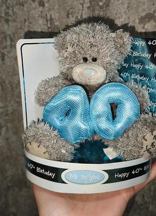 Новый мишка тедди 40 лет в коробке me to you tty teddy 40th birthday