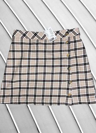 Юбка h&amp;m l m eu 38 40андр 10 12 ua 44 46 мини юбка трапеция юбка а силуэта короткая юбка мини юбка осенняя юбка