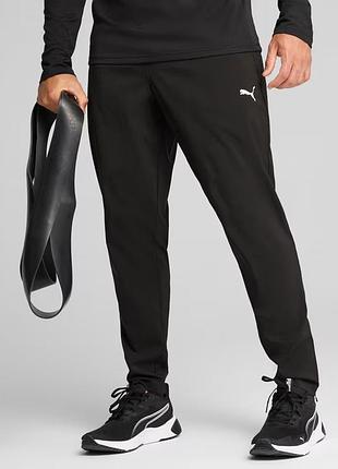 Штани спортивні puma tad essentials woven tapered pants men 525916 01 (чорні, чоловічі, полестер, без підкладки, бренд пума)