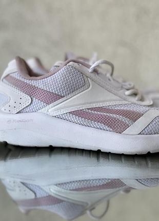 Кросівки жіночі reebok для тренувань, білі з рожевим