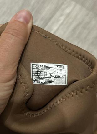Жіночі уггі ugg на платформі, бежеві 4
