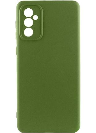 Чехол tpu getman liquid silk full camera для samsung galaxy a57 5g зеленый / dark green