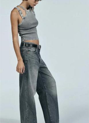 Джинси baggy ballon zara 4