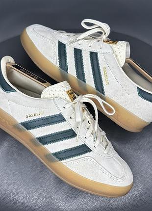 Чоловічі кросівки adidas gazelle indoor shoes beige оригінал кеди адідас