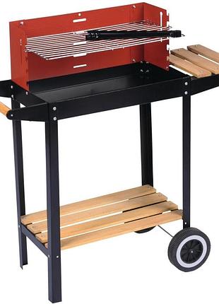 Садовый гриль-мангал bbq line 85/42/83 черный (2952185)