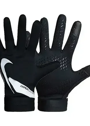 Рукавички унісекс nike hyper warm чорні 2