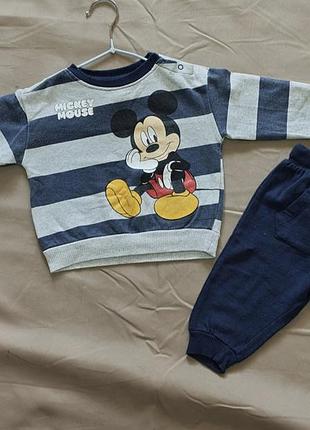 Осінній костюм mickey mouse 74 розмір