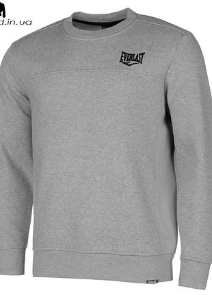 Everlast чоловіча флісова кофта сіра l, тепла толстовка, спортивний одяг, для широких плечей, майже нова, без дефектів