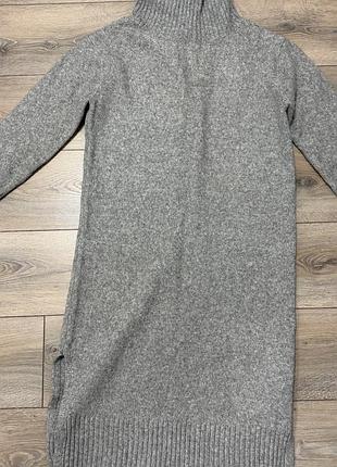 Сукня міді жіноча h&m сіра в'язана