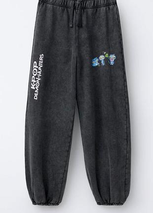Спортивные широкие брюки джоггеры zara