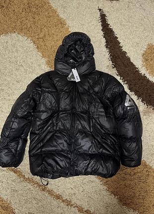 Пуховик чоловічий palace pertex frost balaclava puffa black