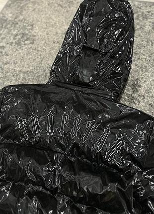Пуховик чоловічий trapstar irongate detachable hooded puffer чорний