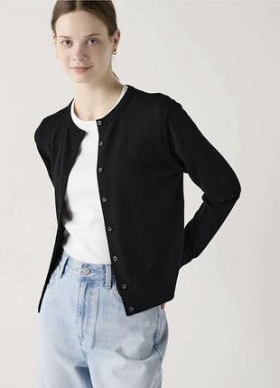 Кардиган uniqlo бавовна светр на ґудзиках