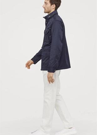 Куртка вітровка чоловіча h&m синя 3