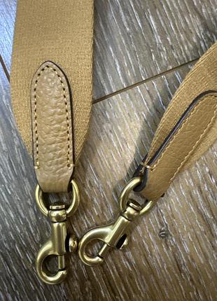 Широкий текстильный ремень coach 4