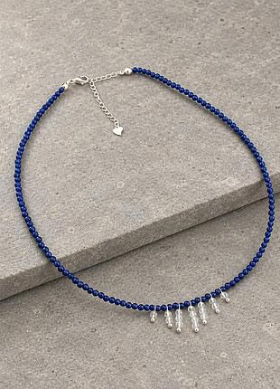 Подвески шпинель серебро (925) 39 см