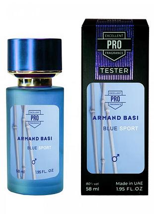 Armand basi blue sport тестер pro чоловічий 58 мл