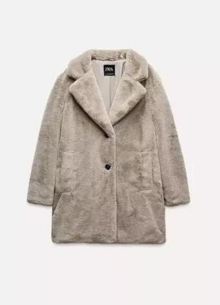 Мʼякенька шубка zara 4