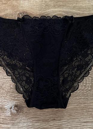 Женские трусы мини бикини кружево anabel arto 7027 чорні 48