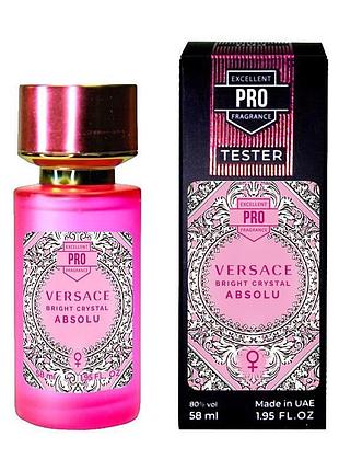 Versace bright crystal absolu тестер pro жіночий 58 мл