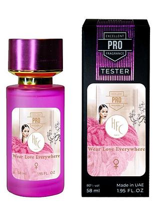 Haute fragrance company wear love everywhere тестер pro жіночий 58 мл