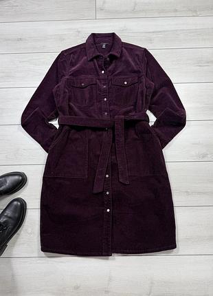 Вільветова сукня m&co в розкішному кольорі бургунді р.14uk 40eur,l-xl