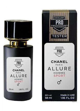 Chanel allure homme sport тестер pro чоловічий 58 мл