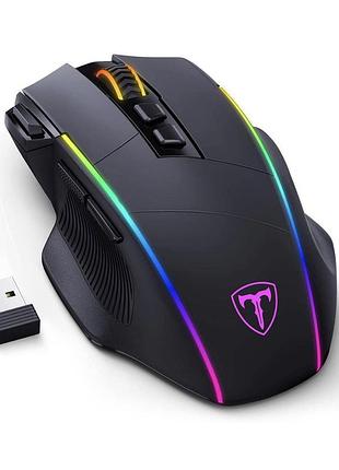 Беспроводная игровая мышь risophy / easterntimes tech pc365a (bluetooth / 2.4g / type-c / rgb, 10000 dpi)