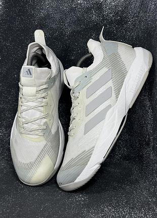 Сірі чоловічі тренувальні кросівки в зал adidas rapidmove adv trainer